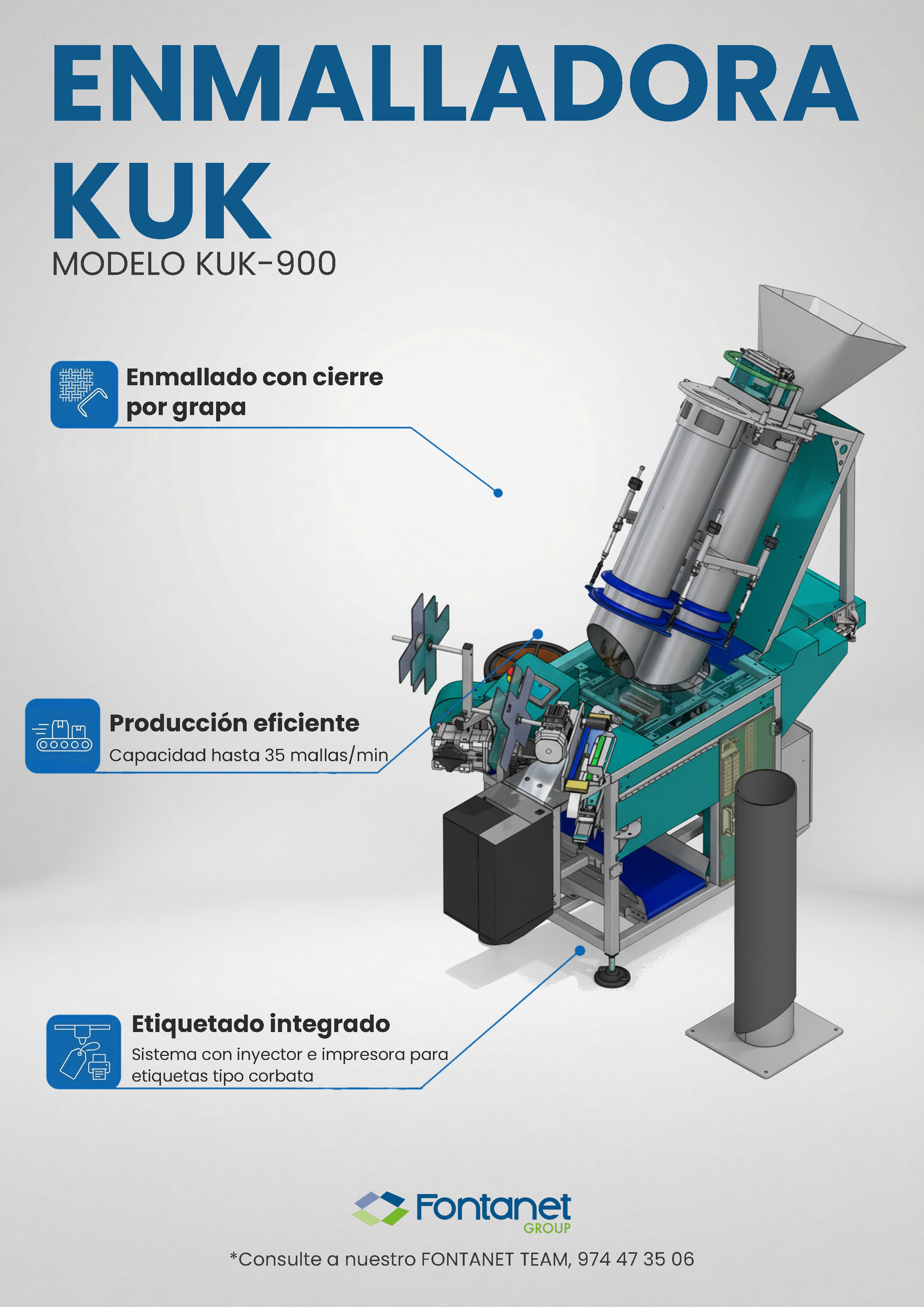 Enmalladora KUK-900